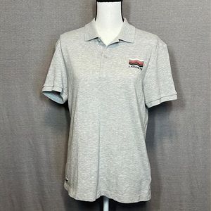 LaCoste Mens 2 Ply with Graphic Regular Pique Slim Fit Polo Shirt Large